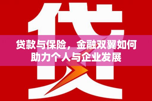 旌阳贷款与保险，金融双翼如何助力个人与企业发展