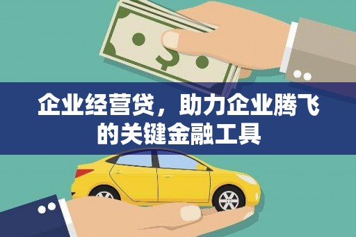 旌阳企业经营贷，助力企业腾飞的关键金融工具