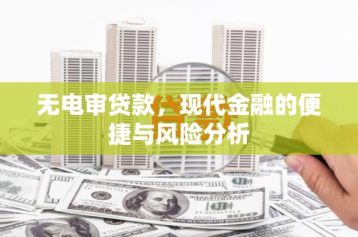 旌阳无电审贷款，现代金融的便捷与风险分析