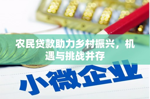 旌阳农民贷款助力乡村振兴，机遇与挑战并存