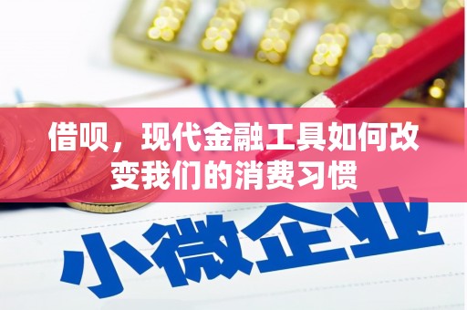 旌阳借呗，现代金融工具如何改变我们的消费习惯