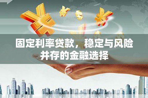 旌阳固定利率贷款，稳定与风险并存的金融选择