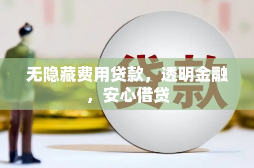 旌阳无隐藏费用贷款，透明金融，安心借贷