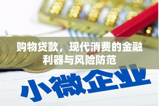 旌阳购物贷款，现代消费的金融利器与风险防范