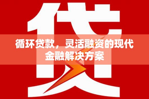 旌阳循环贷款，灵活融资的现代金融解决方案