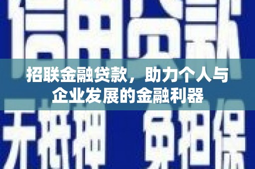 旌阳招联金融贷款，助力个人与企业发展的金融利器