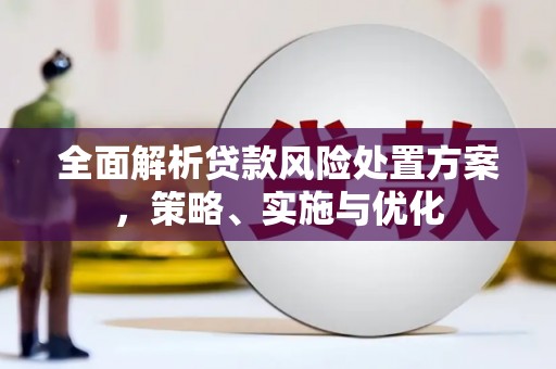 旌阳全面解析贷款风险处置方案，策略、实施与优化