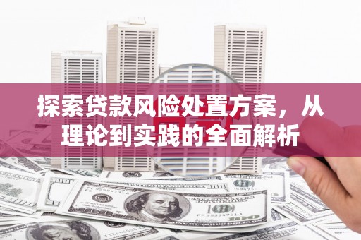 旌阳探索贷款风险处置方案，从理论到实践的全面解析