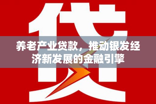 旌阳养老产业贷款，推动银发经济新发展的金融引擎