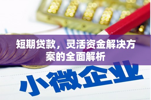 旌阳短期贷款，灵活资金解决方案的全面解析