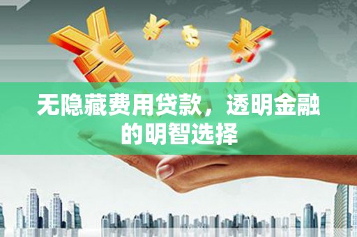 旌阳无隐藏费用贷款，透明金融的明智选择