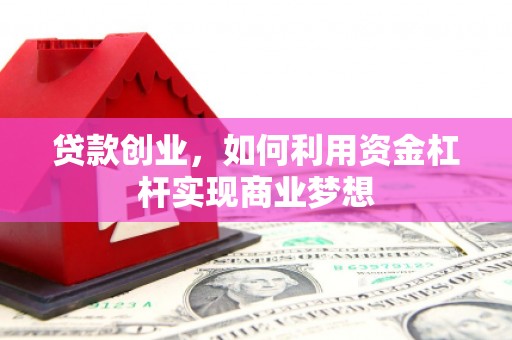 旌阳贷款创业，如何利用资金杠杆实现商业梦想