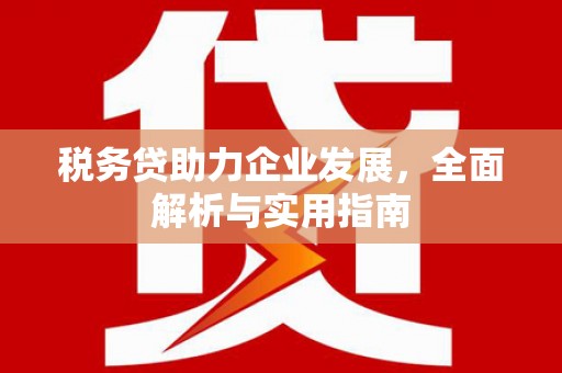 旌阳税务贷助力企业发展，全面解析与实用指南