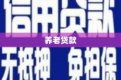 旌阳养老贷款
