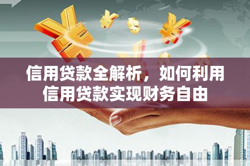 旌阳信用贷款全解析，如何利用信用贷款实现财务自由