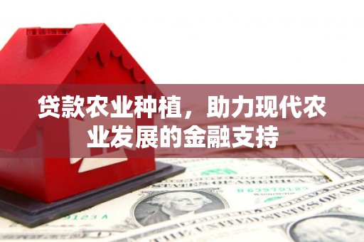 旌阳贷款农业种植，助力现代农业发展的金融支持